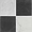 Avanti Nero Marquina Black and Calacatta Gold 12x12 Tumbled Marble Checkerboard Tile