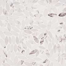 Nature Flower Lilac Pebble Tumbled Mosaic Tile