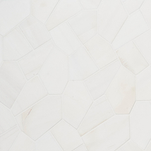 Nature Organica White Dolomite Honed Marble Mosaic Tile