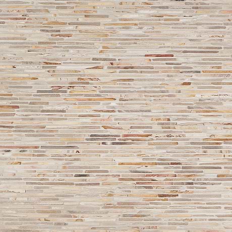 Fossil Cracked Joint Petrified Stone Mosaic
