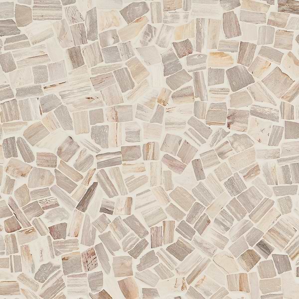 Fossil Tumbled Petrified Stone Mosaic
