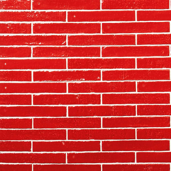 Wabi Sabi Crimson Red 1.5x9 Glossy Ceramic Tile