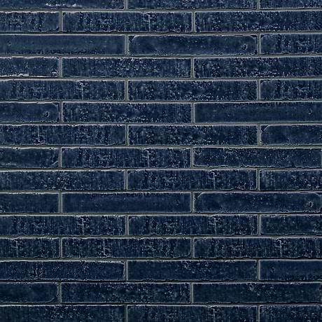 Wabi Sabi Marine Blue 1.5x9 Glossy Ceramic Tile