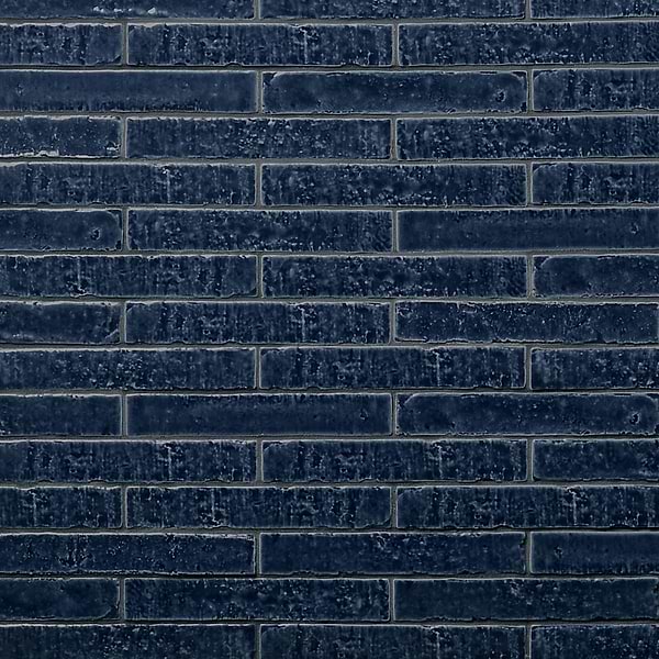 Wabi Sabi Marine Blue 1.5x9 Glossy Ceramic Tile