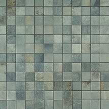 Angela Harris Flatiron 2.0 Aquamarine Green 2x2 Matte Porcelain Mosaic Tile