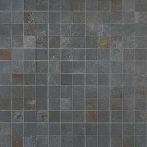 Angela Harris Flatiron 2.0 Black 2x2 Matte Porcelain Mosaic Tile