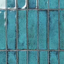 Castle Denim Blue 3x12 Polished Ceramic Subway Wall Tile