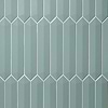 Kent Jade Green 3D 3x12 Contour Picket Polished Ceramic Wall Tile