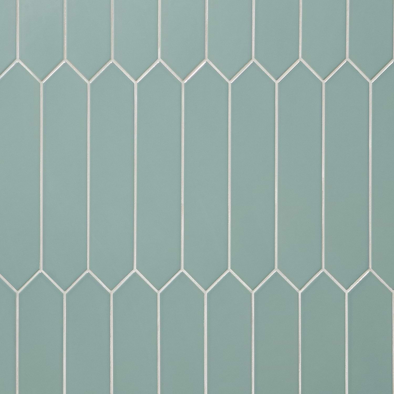 Kent Jade Green 3x12 Picket Polished Ceramic Wall Tile