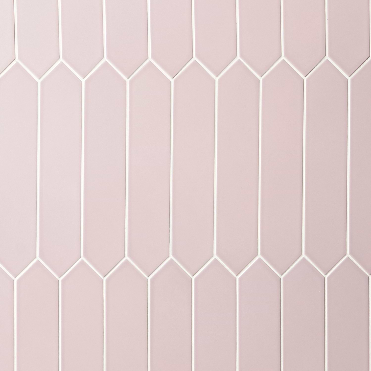 Kent Pink 3x12 Picket Polished Ceramic Wall Tile