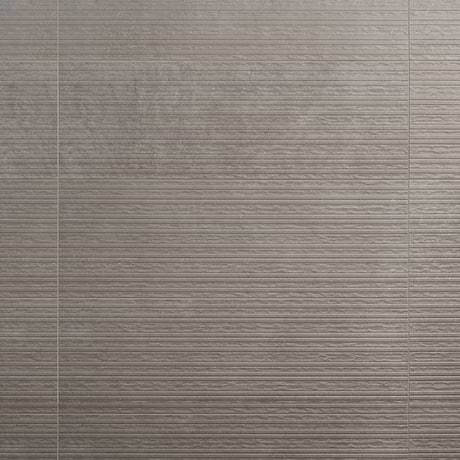 Stoneside Pearl Gray Deco 12x36 Textured Matte Ceramic Tile