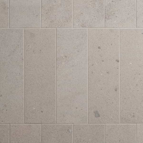 Piccoli Petite Warm Gray 4x12 Terrazzo Look Matte Porcelain Tile