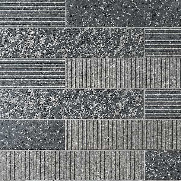 Texstone Deco Antracita Dark Gray 4x19 Textured Matte Porcelain Subway Tile