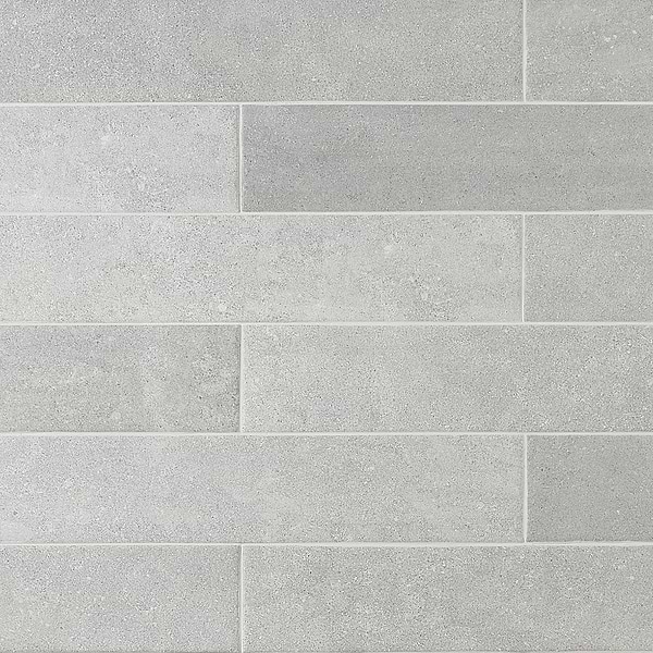 Texstone Gris Gray 4x19 Matte Porcelain Subway Tile