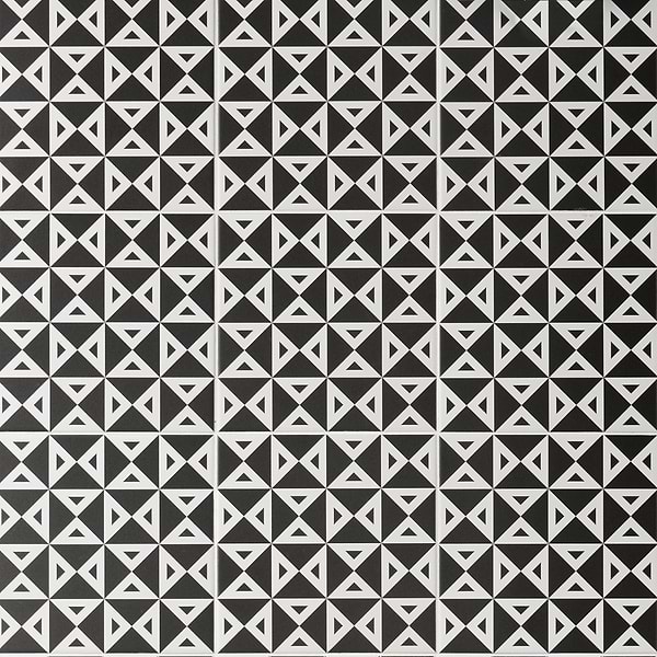 B2W Angle Negative 8x8 Matte Porcelain Tile