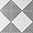 B2W Stripe Positive 8x8 Matte Porcelain Tile