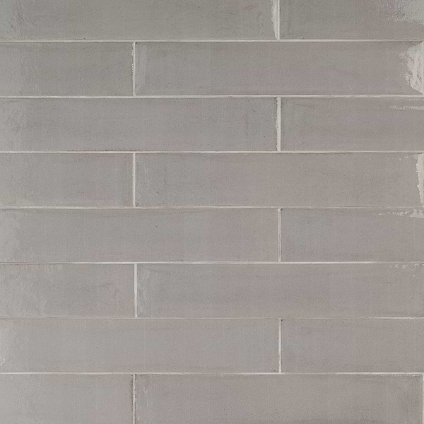 Paint Grigio Gray 3x16 Glossy Porcelain Subway Tile