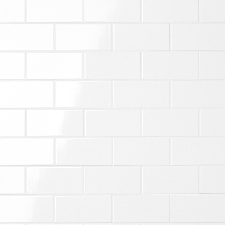 Ceramic Subway Tile for Backsplash,Kitchen Wall,Bathroom Wall,Shower Wall