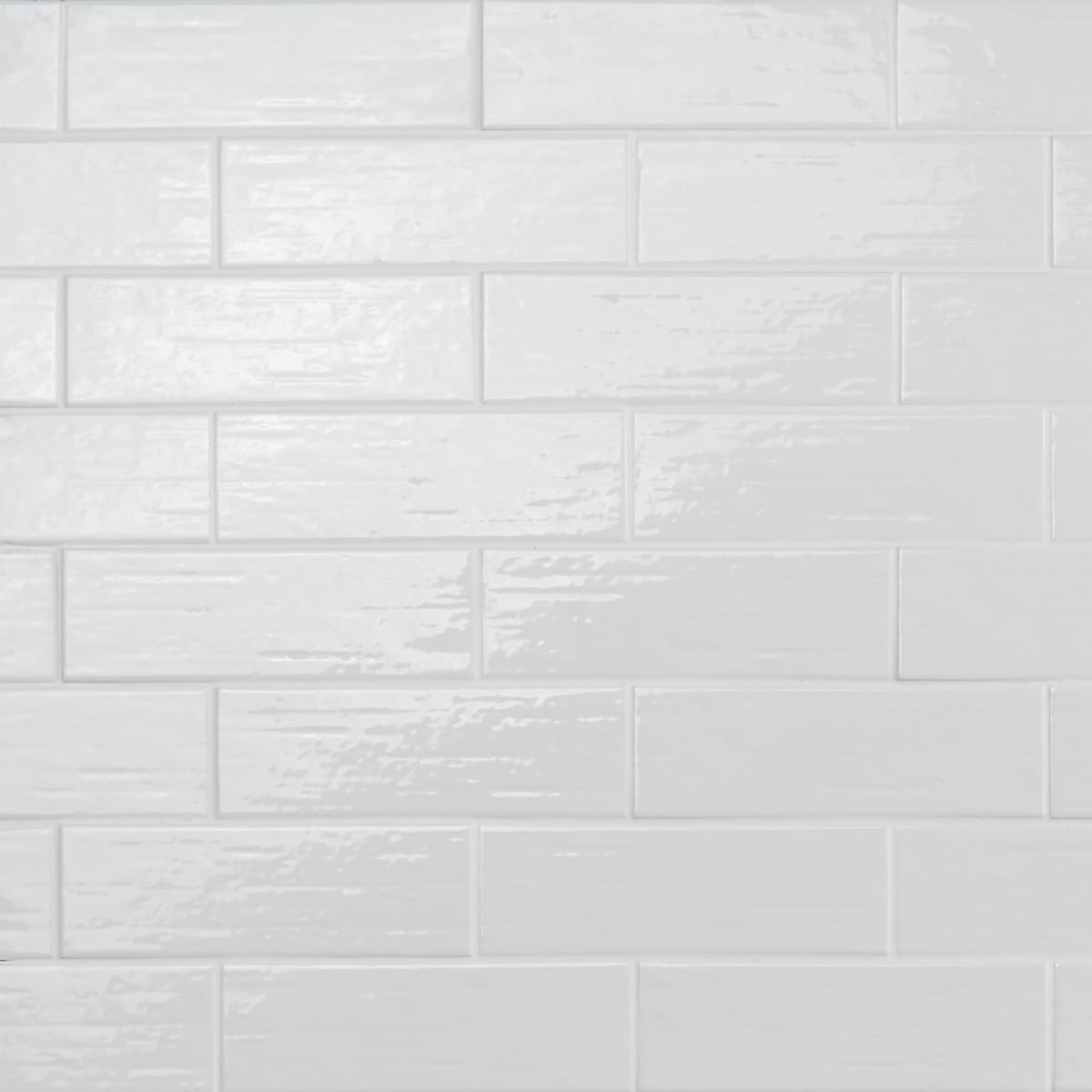 Kiln White 3x9 Polished Porcelain Subway Tile