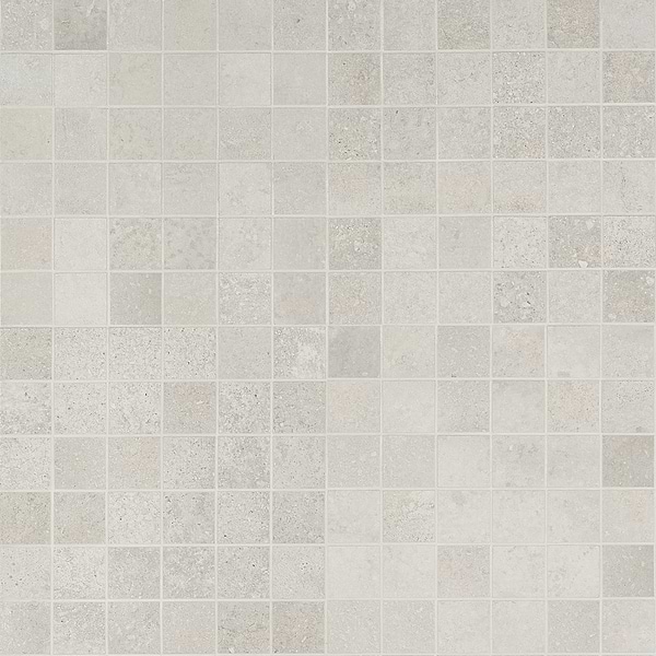 Bronx Argent Silver 2x2 Matte Porcelain Mosaic Tile