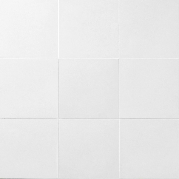 Art Geo by Elizabeth Sutton Cement White 8x8 Matte Porcelain Tile