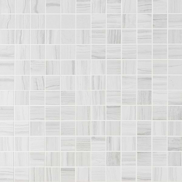 DreamStone Luminus White 2x2 Matte Porcelain Mosaic 