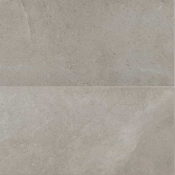 New Rock Fumo Light Gray 12x24 Limestone Look Matte Porcelain Tile
