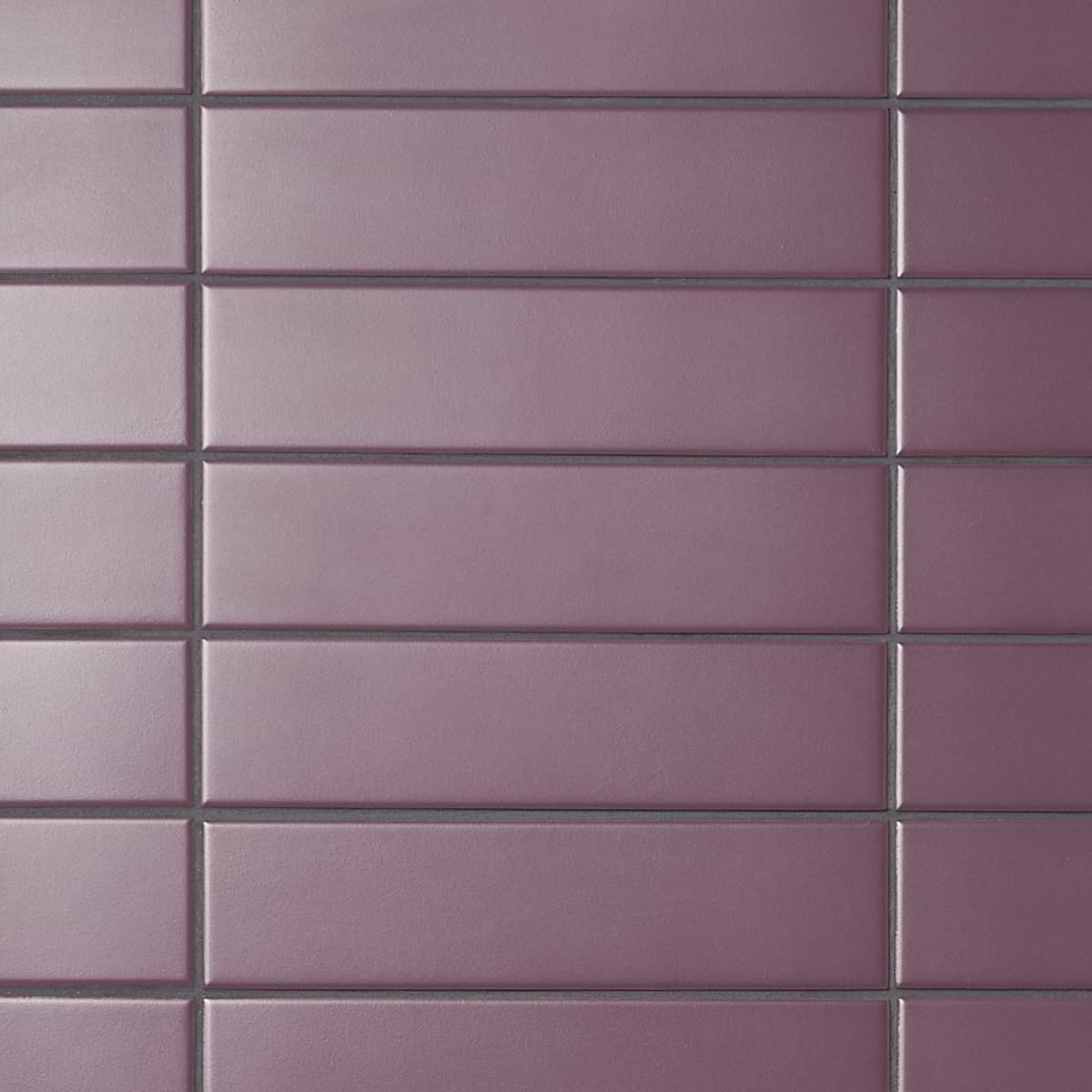 Royal Dark Purple 3x11 Subway Matte Porcelain Tile