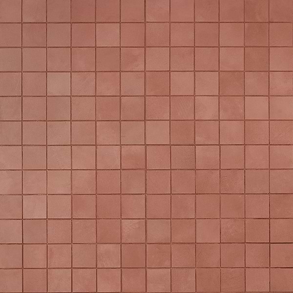 Clay Grace Red 2x2 Matte Porcelain Mosaic