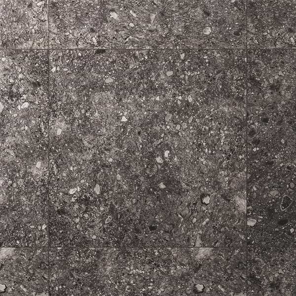 Rizo Charcoal Gray 48x48 Terrazzo Look Matte Porcelain Tile