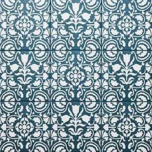Kravet Elowynn Haven & Belle Marina Blue 8x8 Matte Porcelain Tile