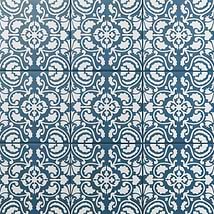 Kravet Elowynn Haven Marina Blue 8x8 Matte Porcelain Tile