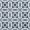 Kravet Elowynn Medallion Cove White 8x8 Matte Porcelain Tile