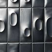 Telos Deco Midnight Metallic 4x12 Matte Ceramic Tile