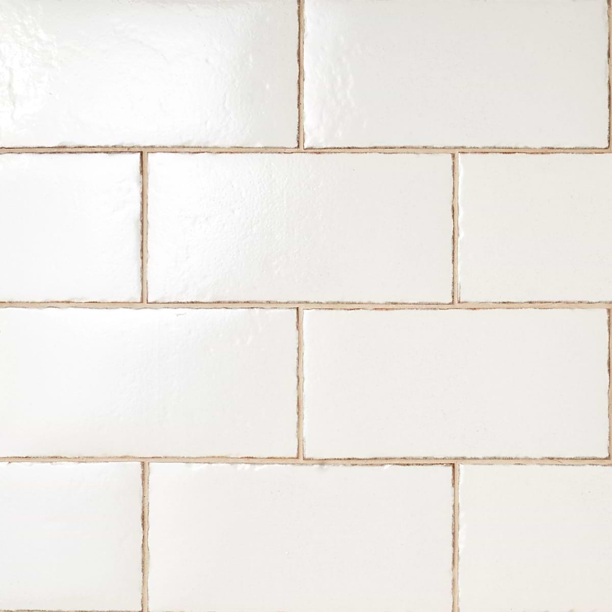 Jamesport White 6"x12" Glossy Porcelain Subway Tile