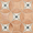 Raval Peach Terracotta 3x8 Petal and 6x6 Kite with Deco Carlota Multicolor Kite Matte Porcelain Tile