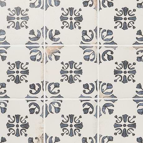 Saltillo Bell Blue 9x9 Matte Porcelain Tile