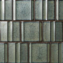 Kinro Garden Green 6x6 3D Metallic Look Matte Porcelain Tile