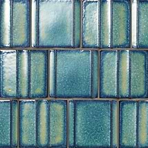 Kinro Ocean Blue 6x6 3D Metallic Look Matte Porcelain Tile