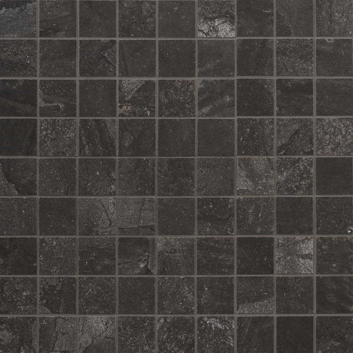 Santo Charcoal Black 2x2 Matte Porcelain Mosaic Tile