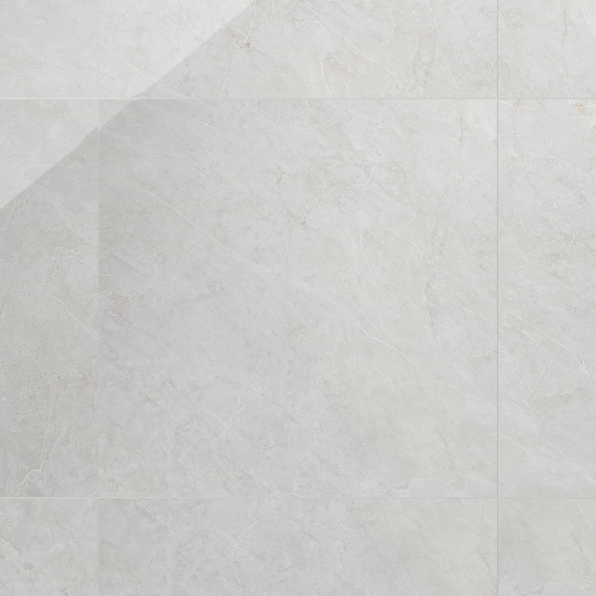Boscato Cream White 48x48 Marble Look Polished Porcelain Tile