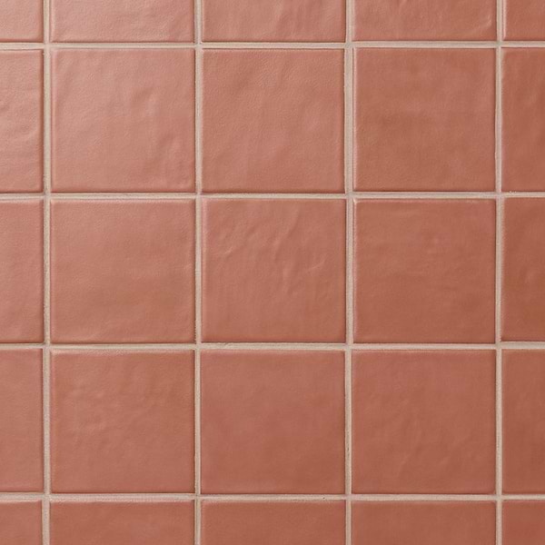 Stacy Garcia Valenova Clay Terracotta 5x5 Matte Ceramic Tile