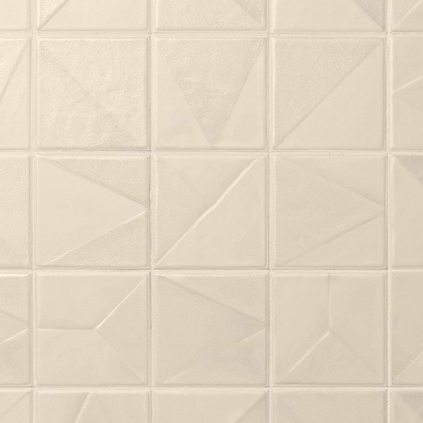 Stacy Garcia Valenova Deco Taupe 5x5 Textured Matte Ceramic Tile