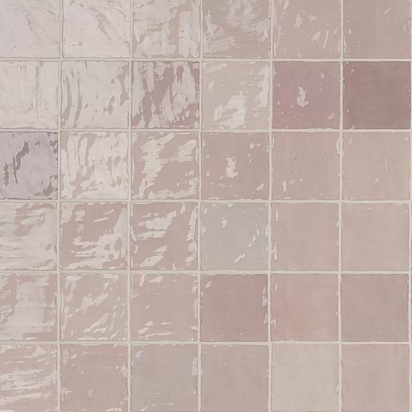 Portmore Pink 4x4 Glossy Ceramic Tile