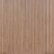 Arket Chestnut Brown 18x48 Fluted Wood Look Matte Ceramic Tile