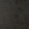 Acadia French Pattern Charcoal Black Limestone Look Matte Porcelain Mosaic Tile
