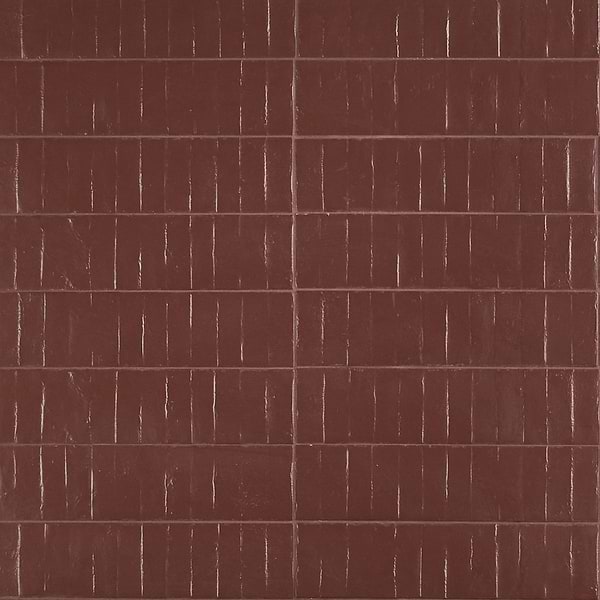 Rework Burgundy Red 3x12 Matte Porcelain Tile