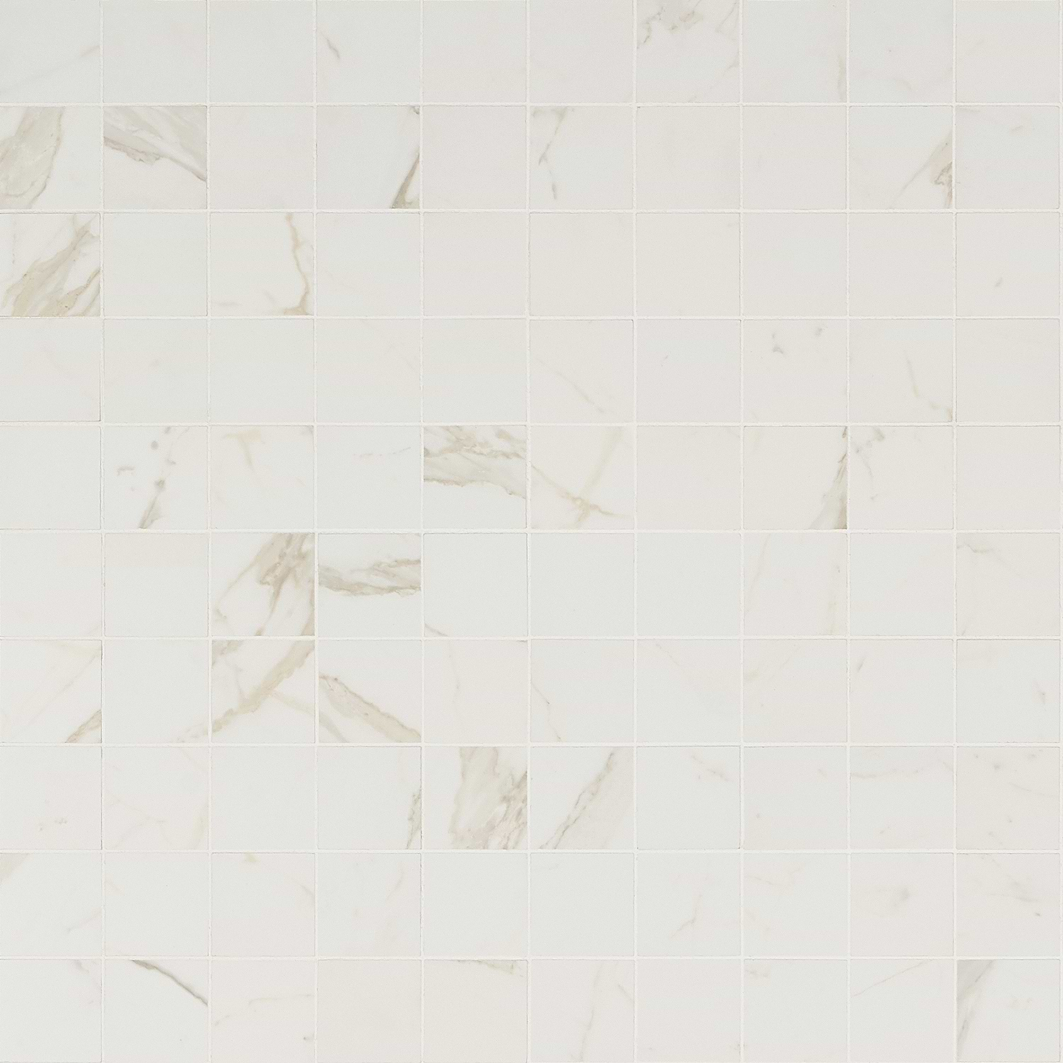 Versilia Calacatta Oro Mosaic Tile Matte 2x2 Porcelain Mosaic Tile