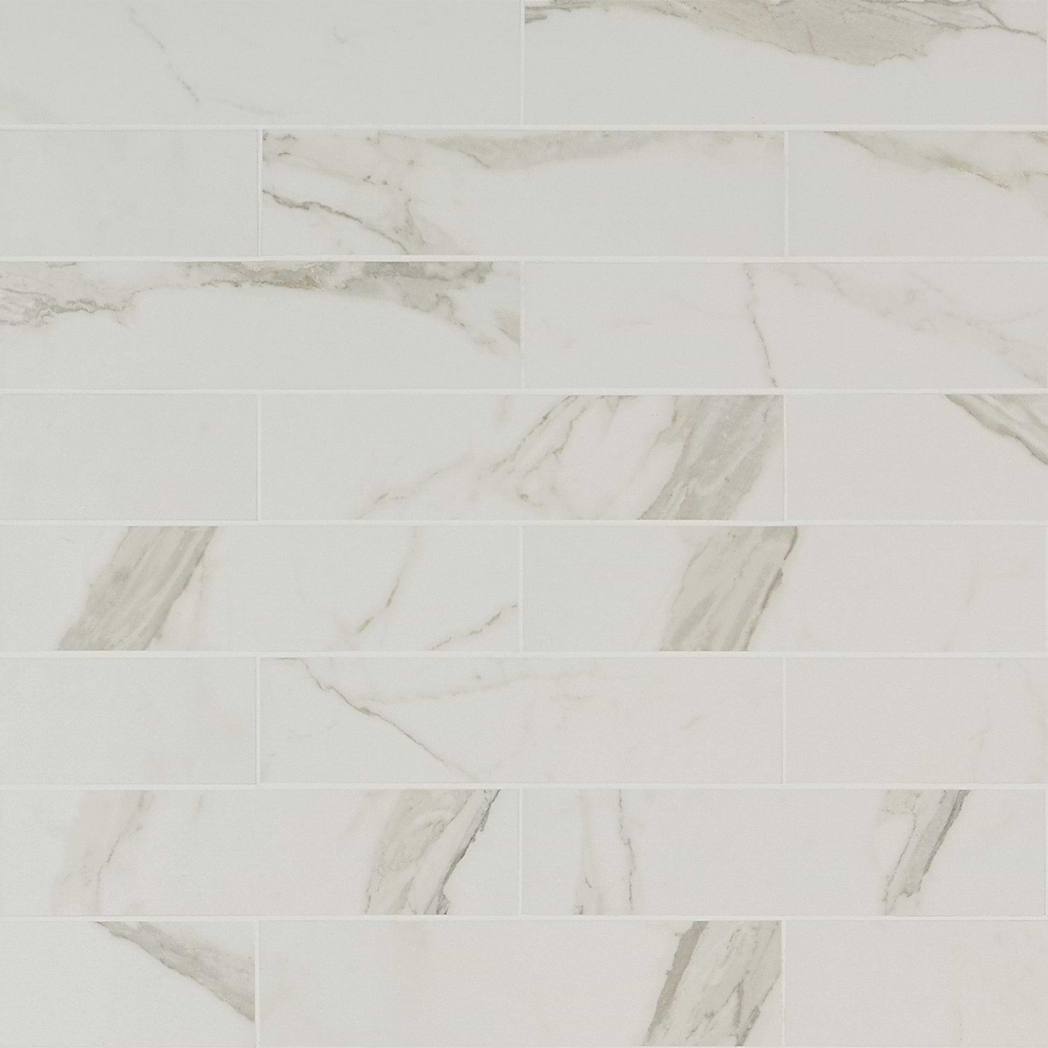 Versilia Calacatta Oro White 3x12 Polished Porcelain Subway Tile