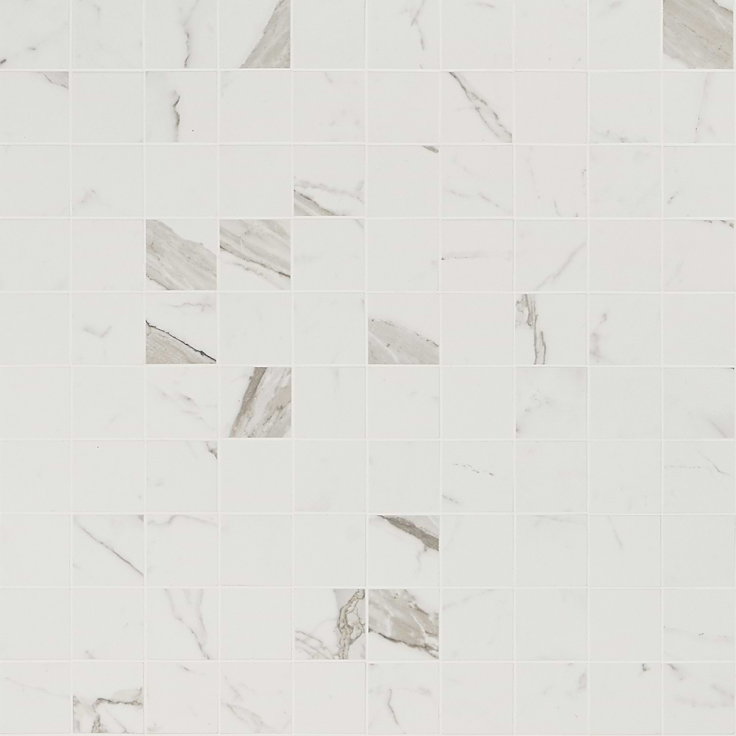 Versilia Statuario 2x2 Matte Porcelain Mosaic Tile